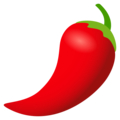 hot pepper on platform JoyPixels