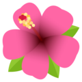 hibiscus on platform JoyPixels