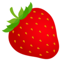 strawberry on platform JoyPixels