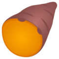 sweet potato on platform JoyPixels