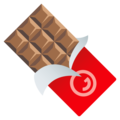 chocolate bar on platform JoyPixels