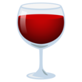 wine glass on platform JoyPixels