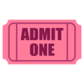 admission tickets on platform JoyPixels