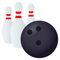 bowling on platform JoyPixels