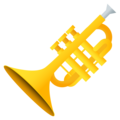 trumpet on platform JoyPixels