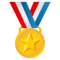 sports medal on platform JoyPixels