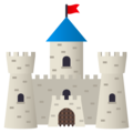 european castle on platform JoyPixels