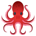 octopus on platform JoyPixels