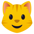 cat face on platform JoyPixels