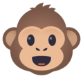 monkey face on platform JoyPixels