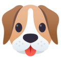 dog face on platform JoyPixels