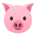 pig on platform JoyPixels