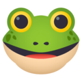frog on platform JoyPixels
