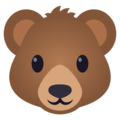 bear on platform JoyPixels