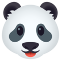 panda face on platform JoyPixels