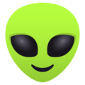 alien on platform JoyPixels