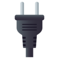 electric plug on platform JoyPixels
