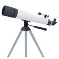 telescope on platform JoyPixels