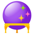 crystal ball on platform JoyPixels