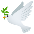 dove of peace on platform JoyPixels