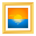 frame with picture on platform JoyPixels