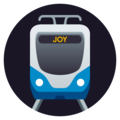 metro on platform JoyPixels