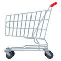 shopping trolley on platform JoyPixels