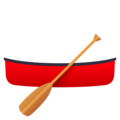 canoe on platform JoyPixels