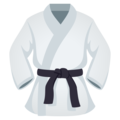 martial arts uniform on platform JoyPixels