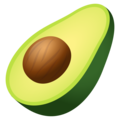 avocado on platform JoyPixels
