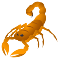 scorpion on platform JoyPixels