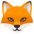 fox face on platform JoyPixels