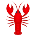 lobster on platform JoyPixels