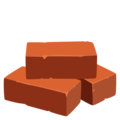 bricks on platform JoyPixels