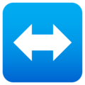 left-right arrow on platform JoyPixels