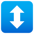up-down arrow on platform JoyPixels