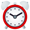 alarm clock on platform JoyPixels