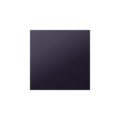 black small square on platform JoyPixels