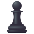 chess pawn on platform JoyPixels