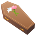 coffin on platform JoyPixels