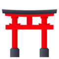 shinto shrine on platform JoyPixels
