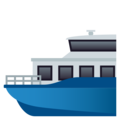ferry on platform JoyPixels