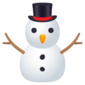 snowman without snow on platform JoyPixels
