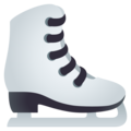 ice skate on platform JoyPixels