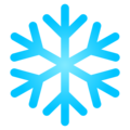 snowflake on platform JoyPixels