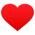 heart on platform JoyPixels