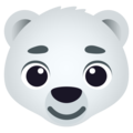 polar bear on platform JoyPixels