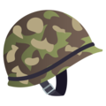 military helmet on platform JoyPixels