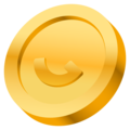 coin on platform JoyPixels