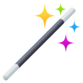 magic wand on platform JoyPixels